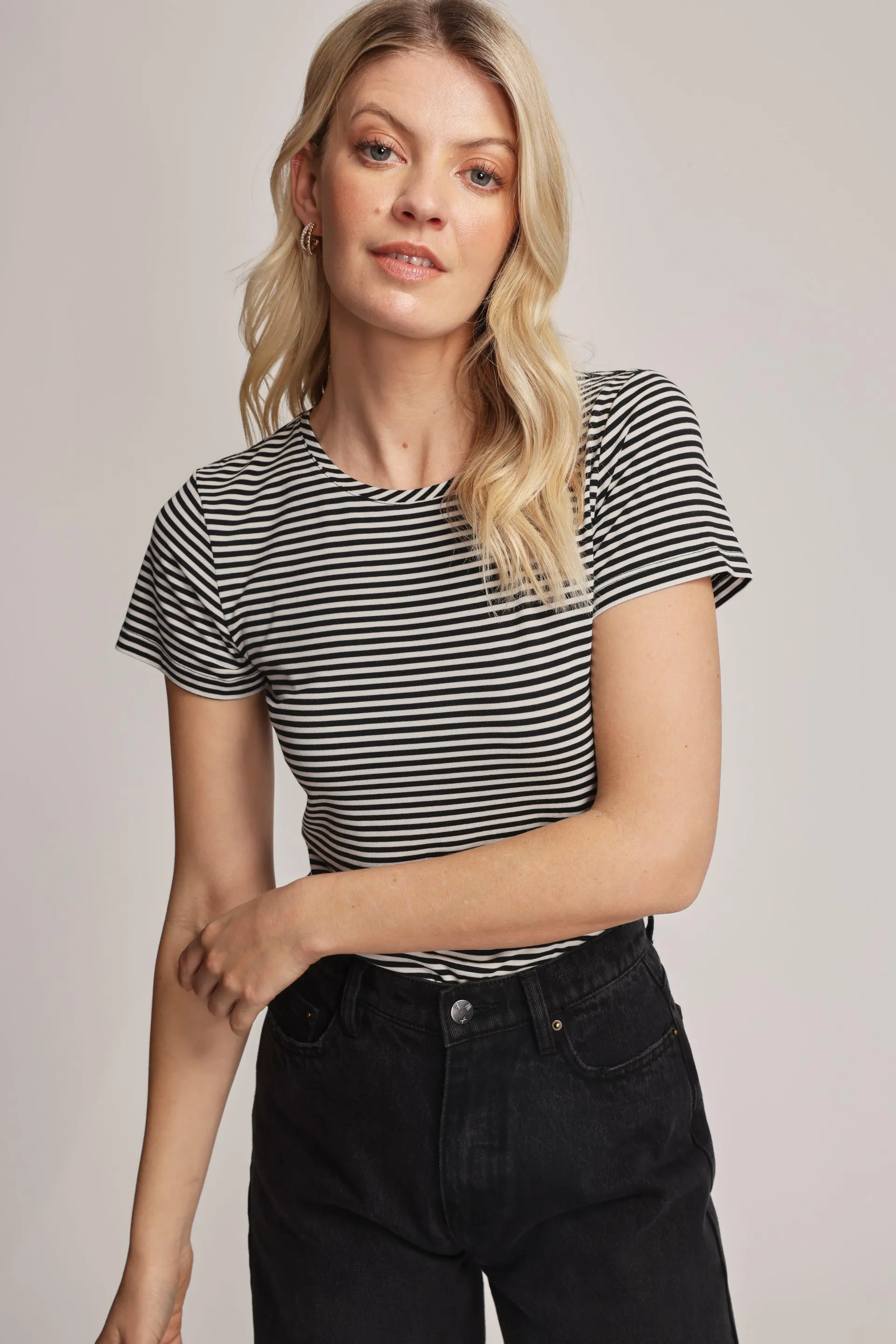 Hailey SS Crew Tee