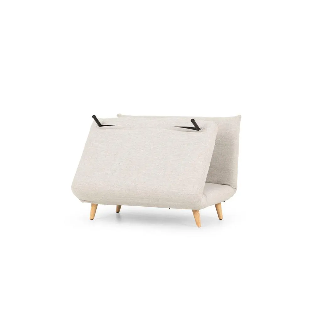 Max 1 Seater Sofa Bed, Sand