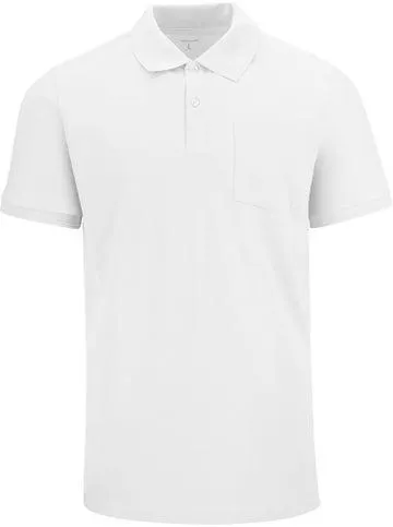 Men's Fav Short Sleeve Polo in White