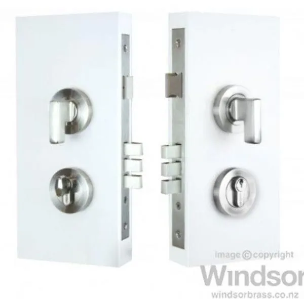 Mini Lever Entrance Lock Kit Round, 60mm