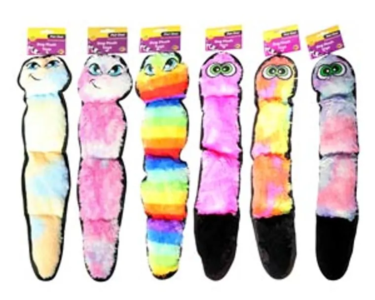 Dog Toy Plush Worm