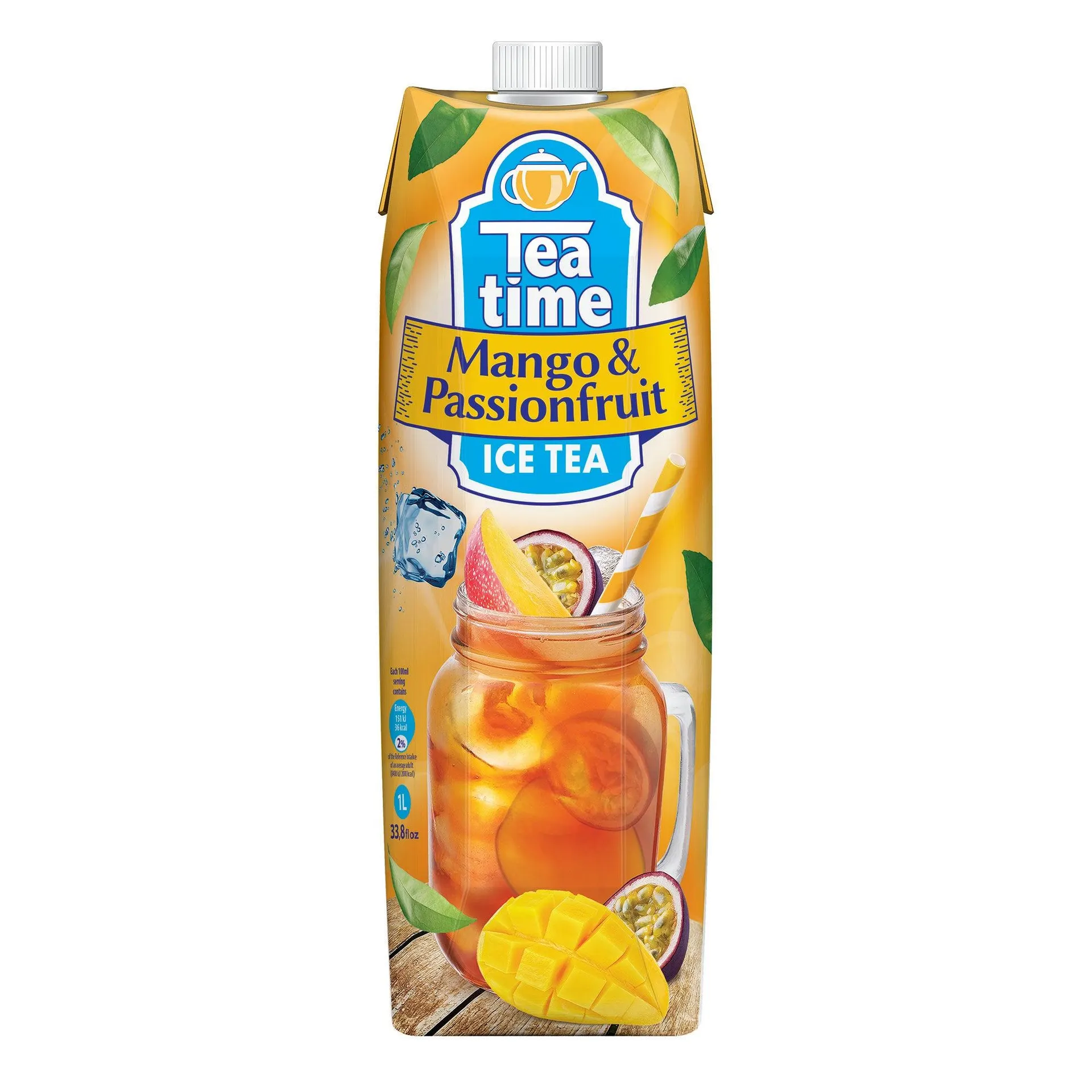 Tea Time Mango & Passionfruit Ice Tea 1L