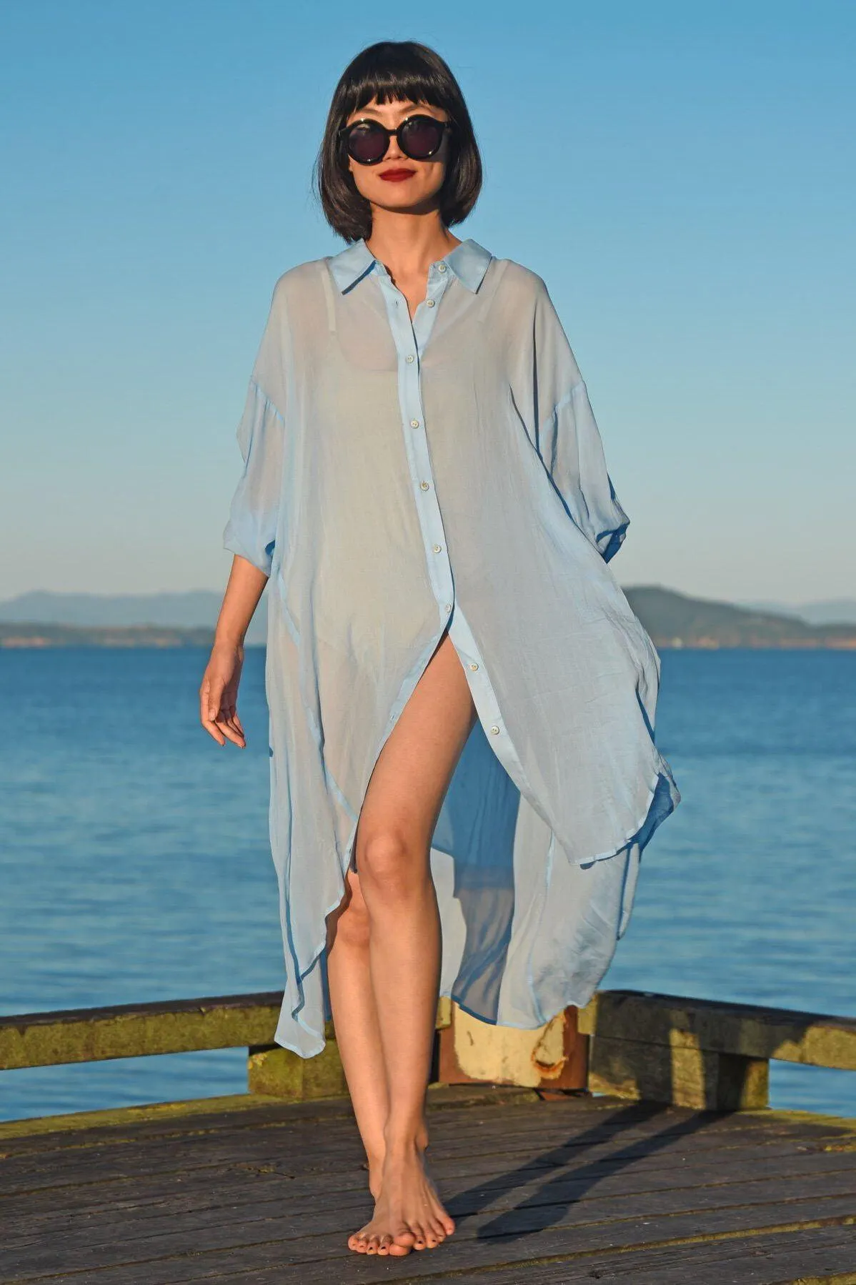 Barely There Shirt | Blue