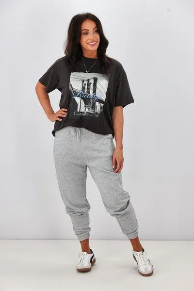 Silent Theory Basic Jogger Grey Marle