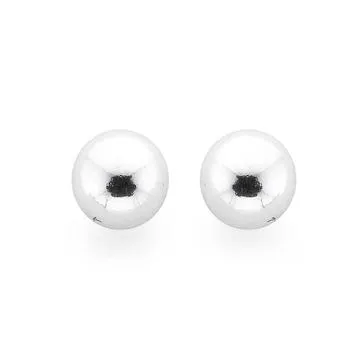 Sterling Silver 6mm Ball Studs