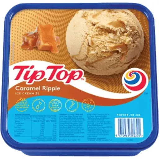 Tip Top Ice Cream Caramel Ripple 2L