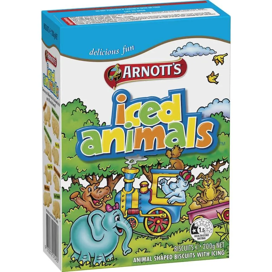 Arnotts Biscuits Iced Animals