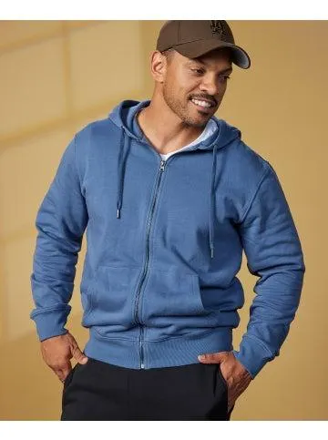 Men's Favourites Zip Through Hoody in Bering Sea