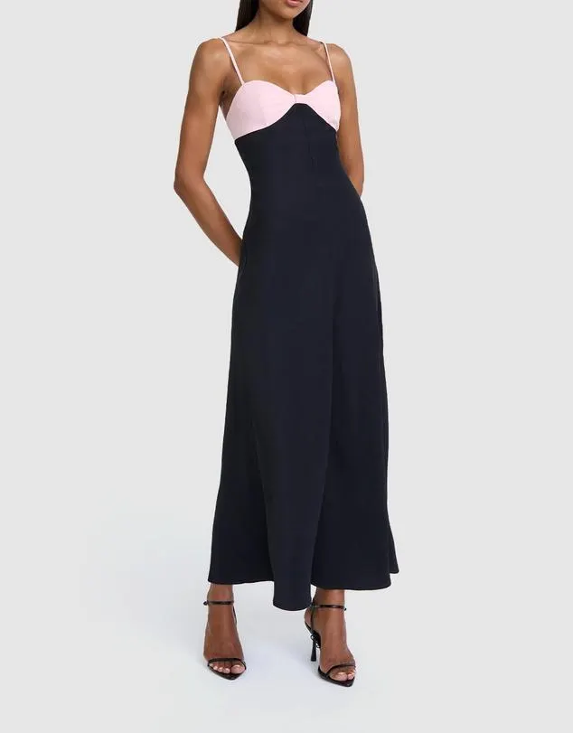 Ariella Shell Bust Midi Dress