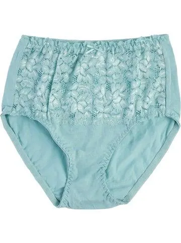Favourites Lace Full Brief in Cameo Blue