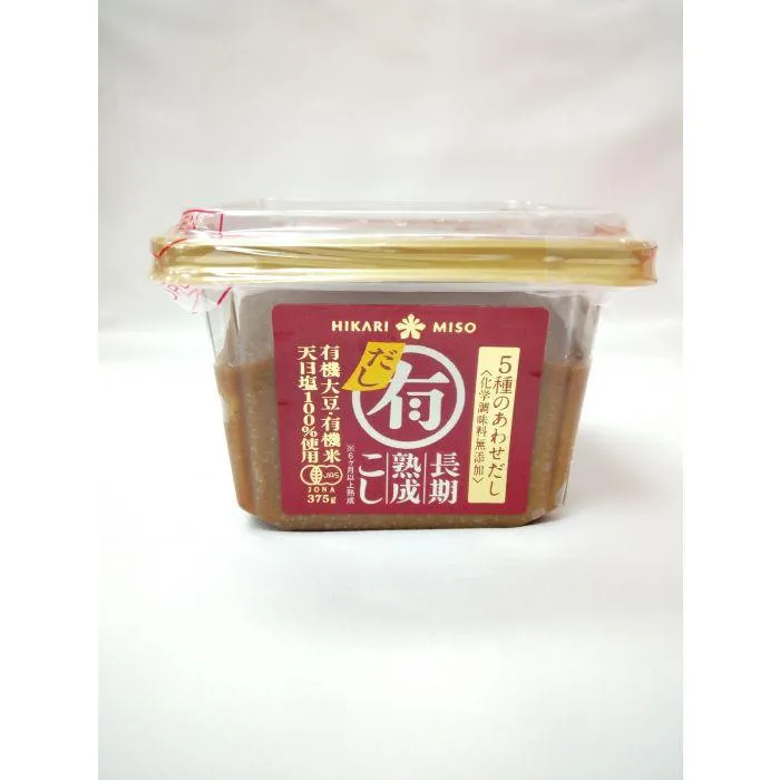 HIKARI MISO / SOYBEAN PASTE WITH FISH STOCK(YUUKI MISO DASHIIRI CUP) 375g