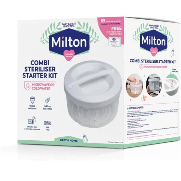 Milton Steriliser 2 in 1 Combi Starter Kit