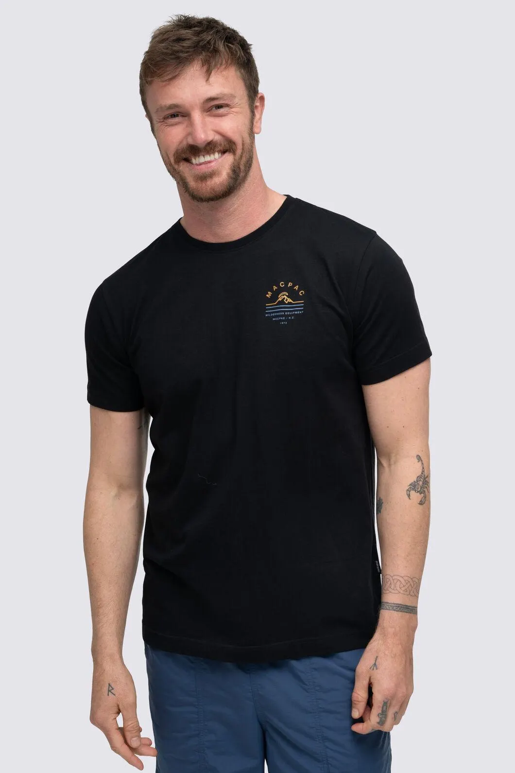 Macpac Men's Alps Fairtrade Organic Short Sleeve T-Shirt