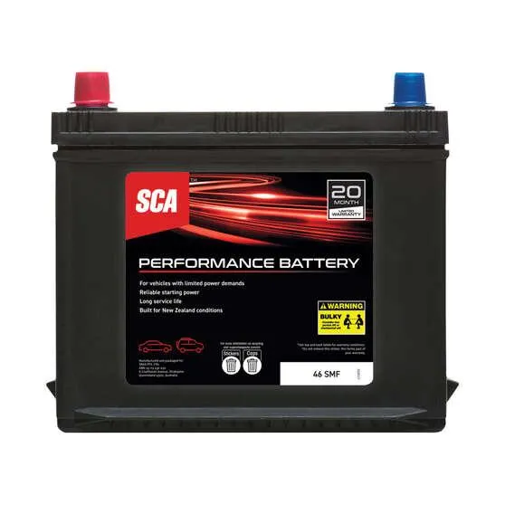 SCA Heavy Duty Car Battery 46 SMF