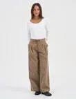 ONLY Liana String Tie Wide Pant, Elm