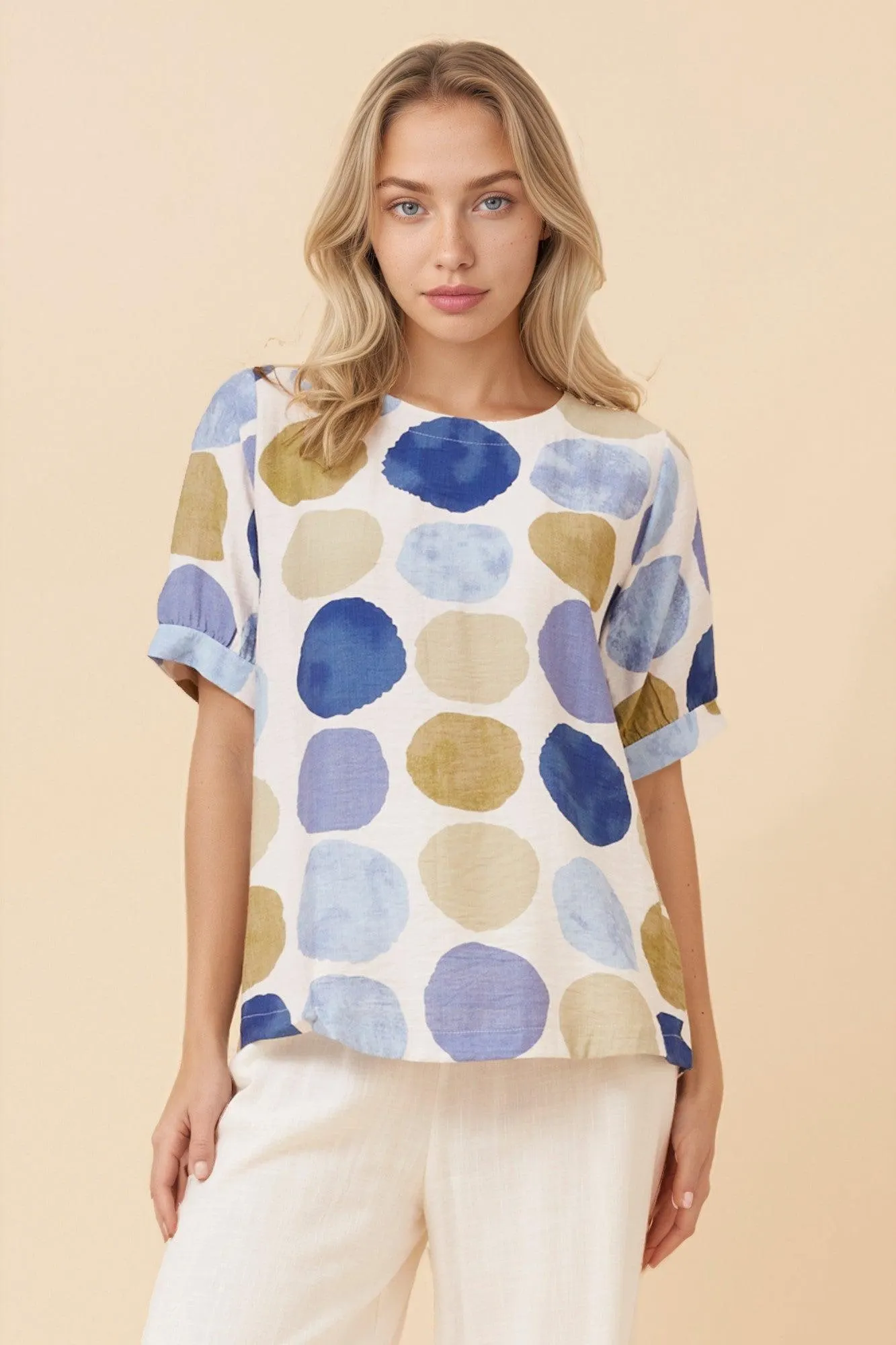 OSMOND POLKA DOT TOP