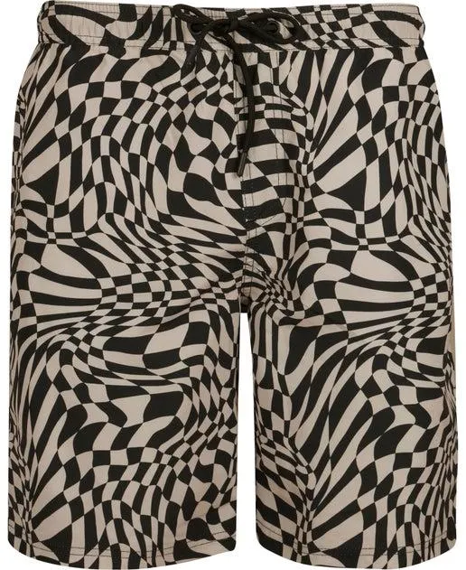 Men's All Over Print Long Swim Shorts