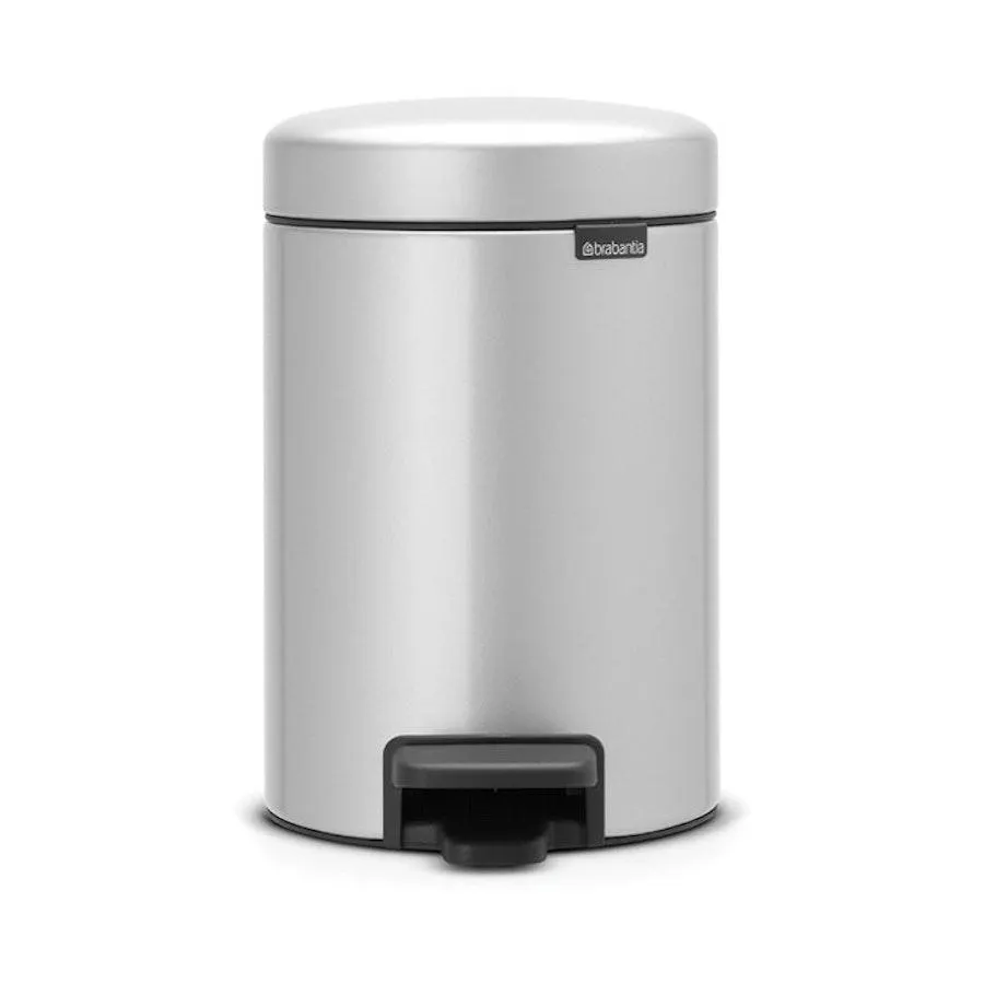 Brabantia NewIcon Pedal Bin (3L) Metallic Grey