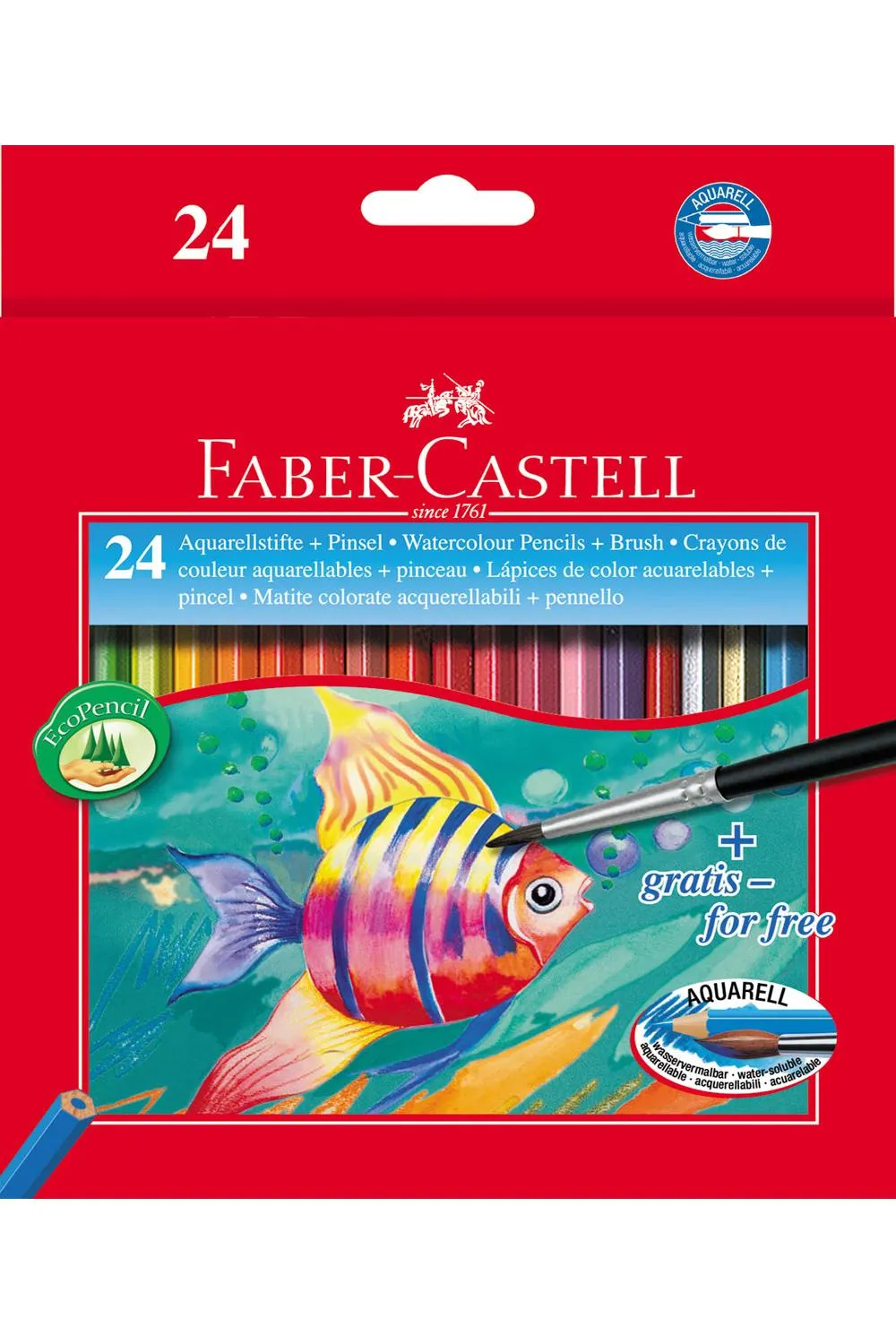 Faber Castell Watercolour Pencils Box 24