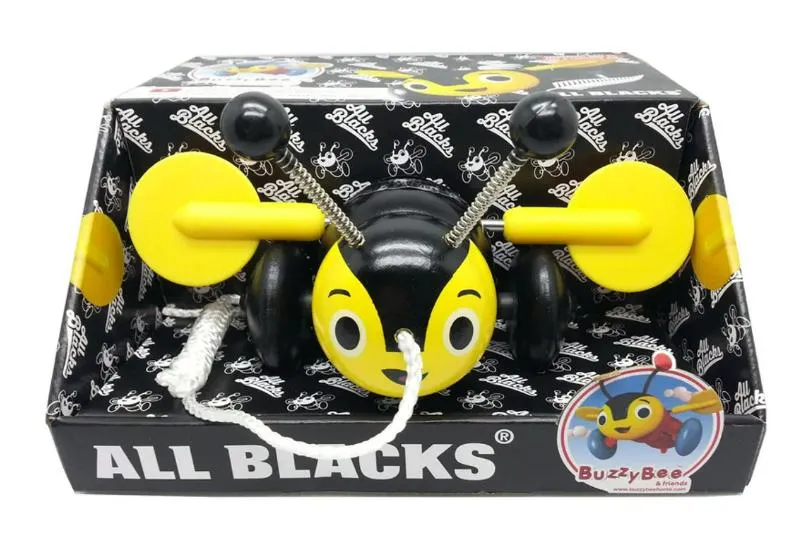 Buzzy Bee & Friends Buzzy Bee All Blacks Edition Wooden Pull Along