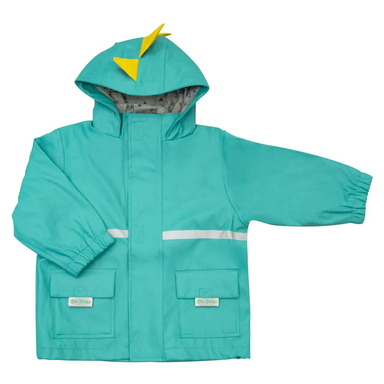 Silly Billyz Waterproof Jacket - Aqua - Hood Designs