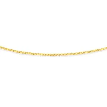 9ct, 60cm Solid Curb Chain