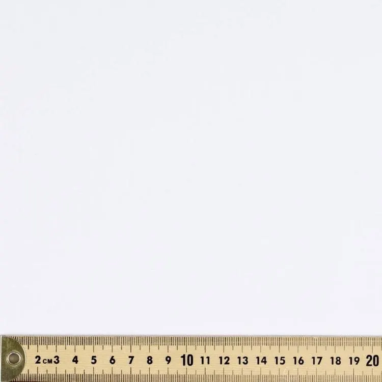 Plain Top Pop 112 cm Poplin Fabric White