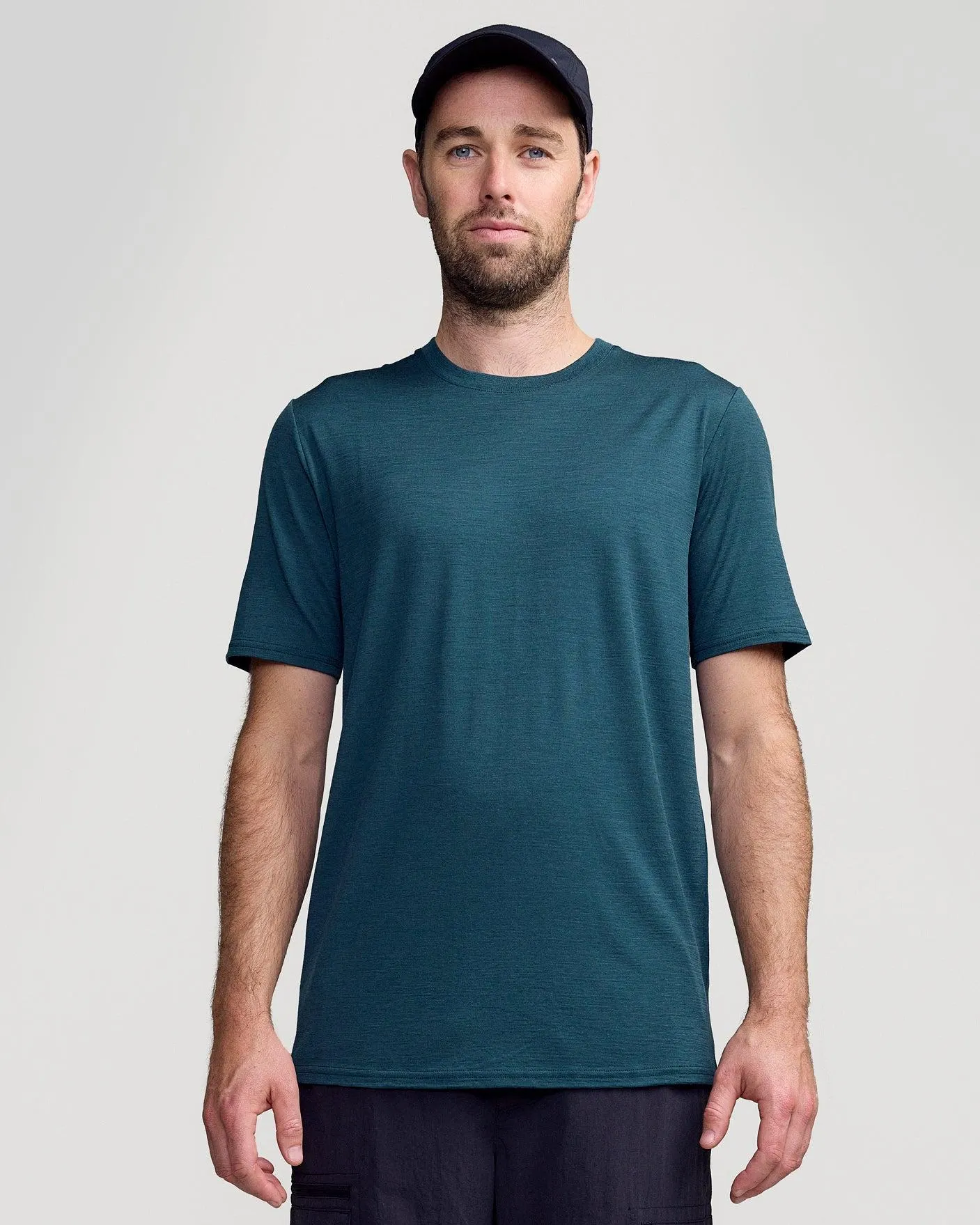 Men's 100% Merino T-shirt - Deep Forest