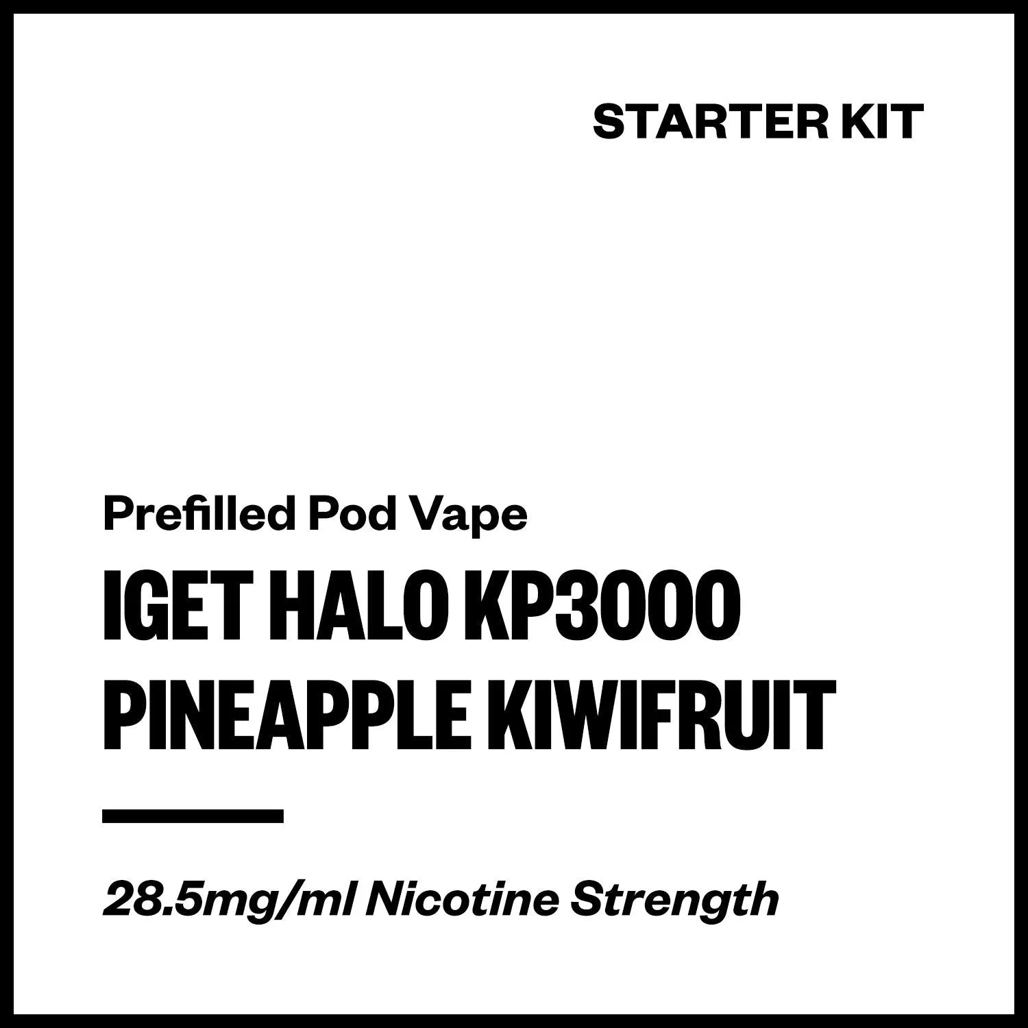 IGET Halo KP3000 - Pineapple Kiwifruit (Starter Kit)