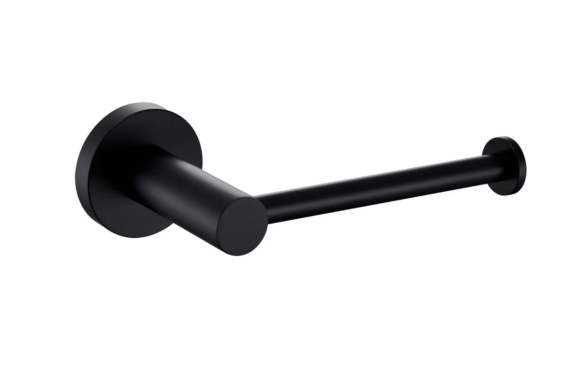 Round Tube Stainless Steel 1908 Toilet Roll Holders Matt Black