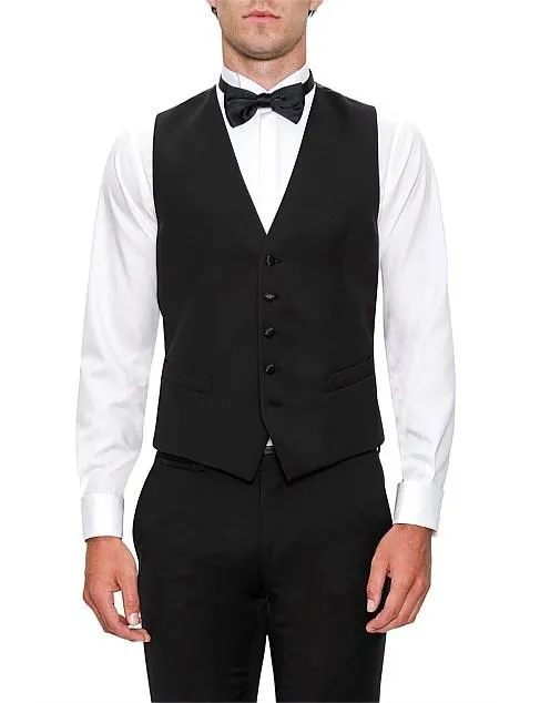 Mail Wool Tuxedo Vest F6447
