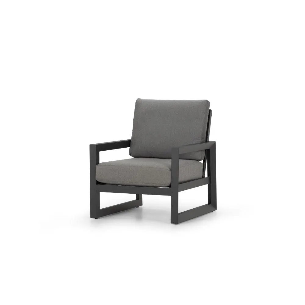Delfi Outdoor Single Seater, Gunmetal