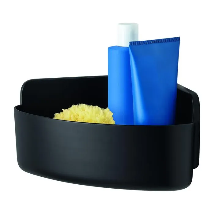 tesa Medium Black Lavaa Corner Basket