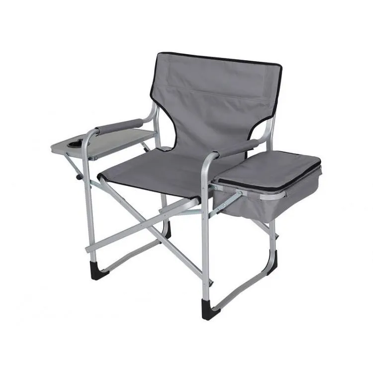 Aluminium Directors Chair with Side Table & Cooler Bag