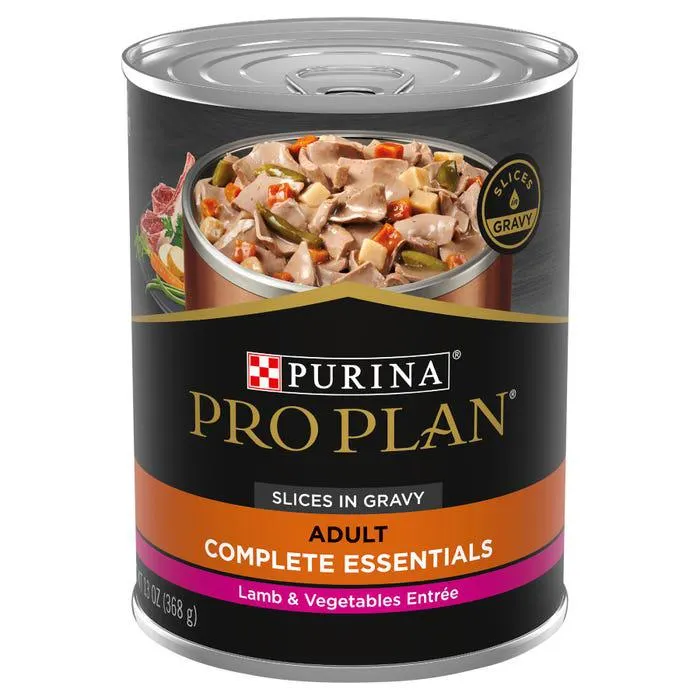 Pro Plan Adult Sliced Lamb And Vege Dog Food 368g