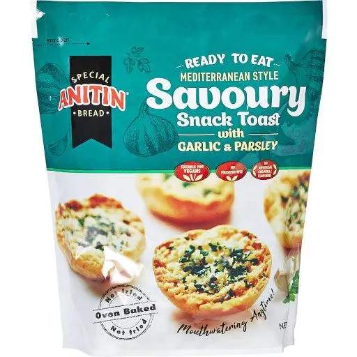 ANITIN SAVOURY TOAST GARLIC&PARSLEY 150G