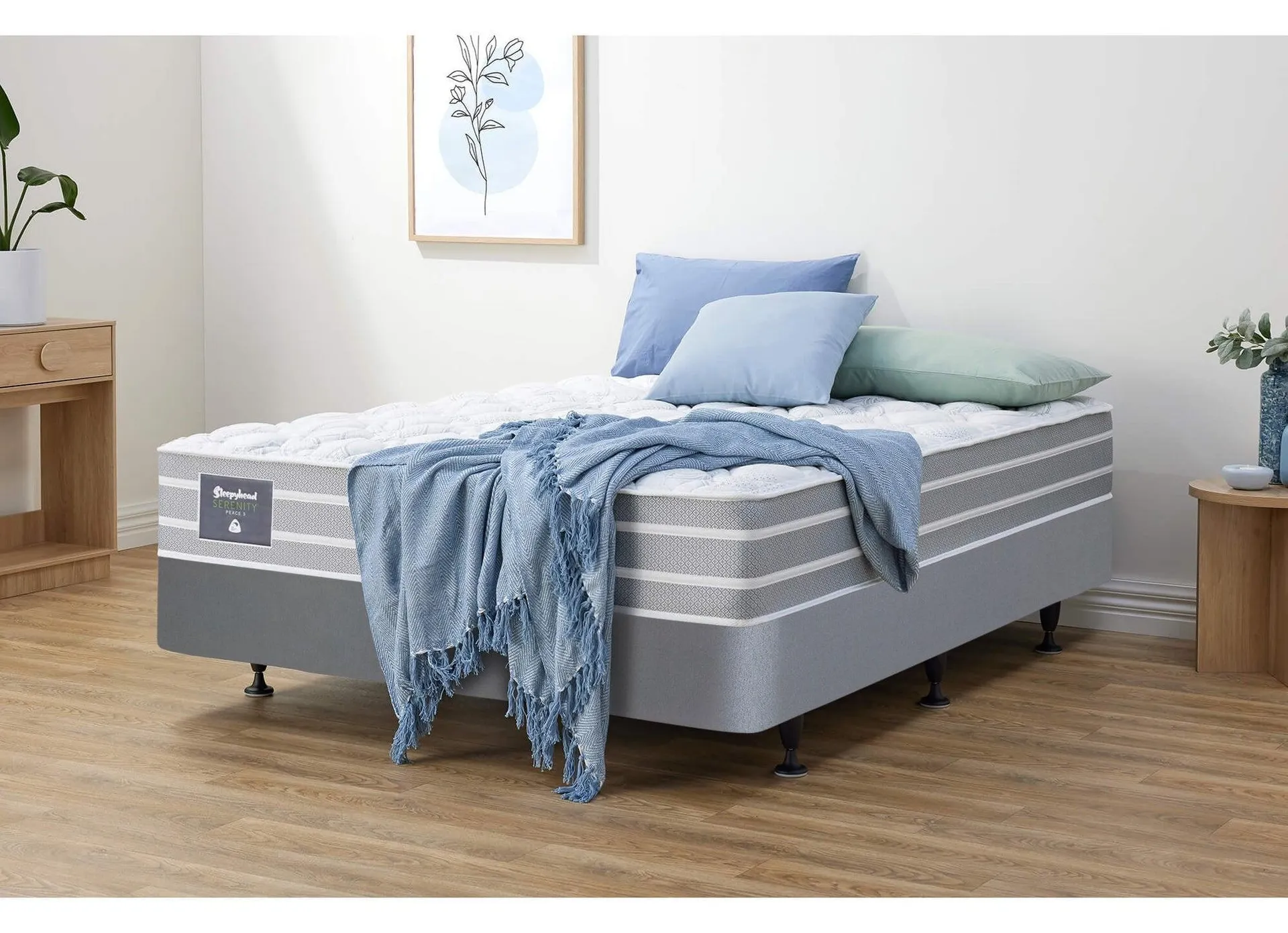 Serenity Peace 5 Long Double Mattress & Base