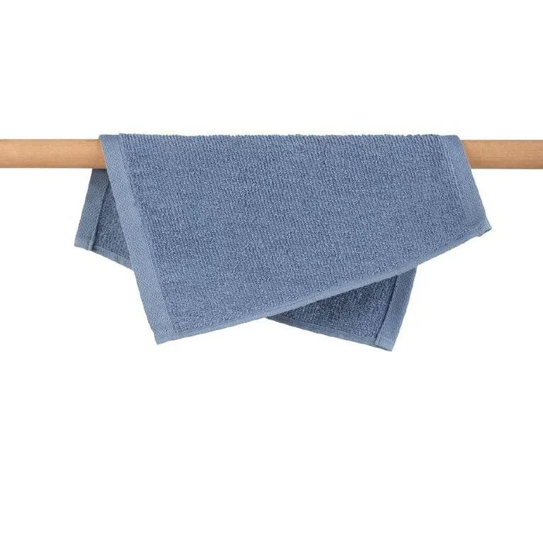 Living & Co Everyday Face Towel Blue 30cm x 30cm