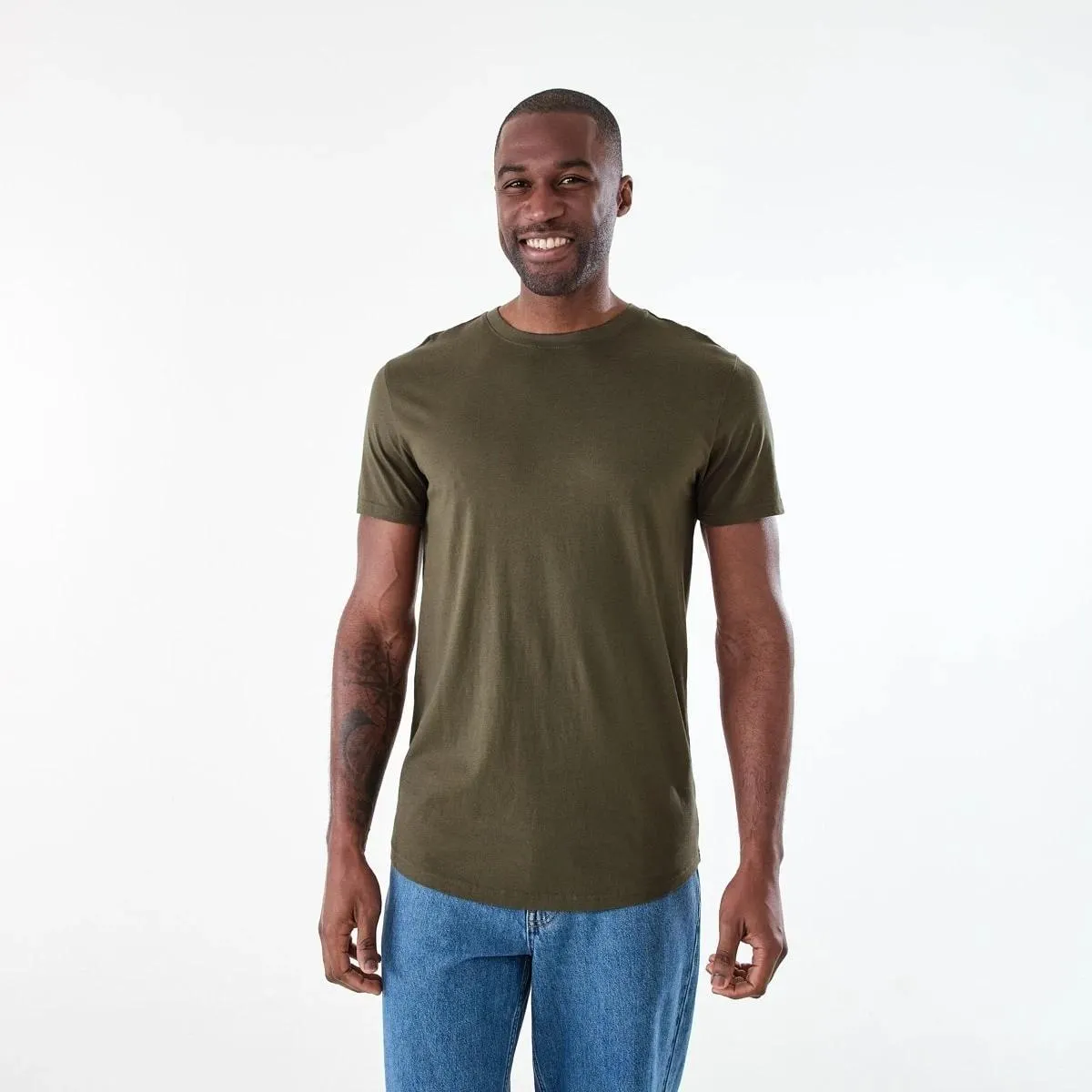 Australian Grown Cotton Longline T-shirt