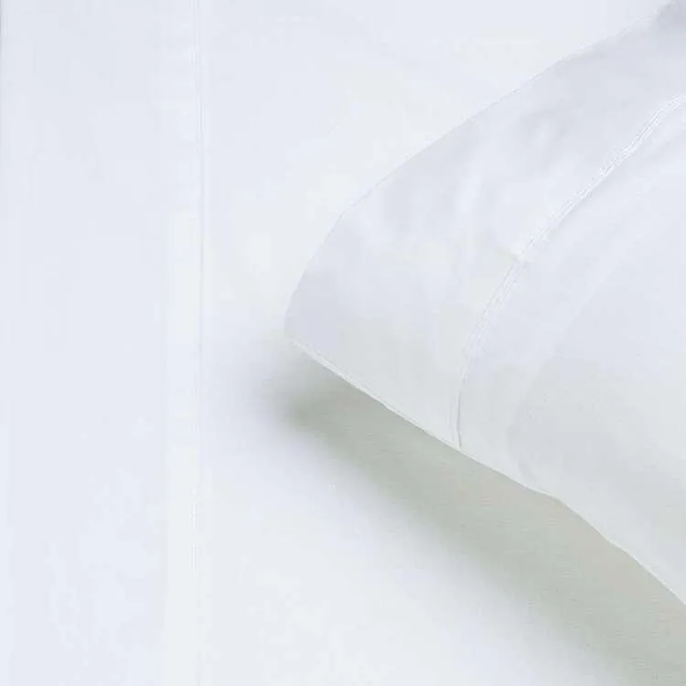 Mode Home 180 Thread Count Flat Sheet White
