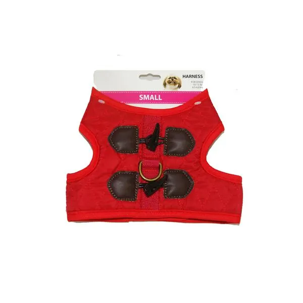 Small Dog Quilted Vest Harness & Lead