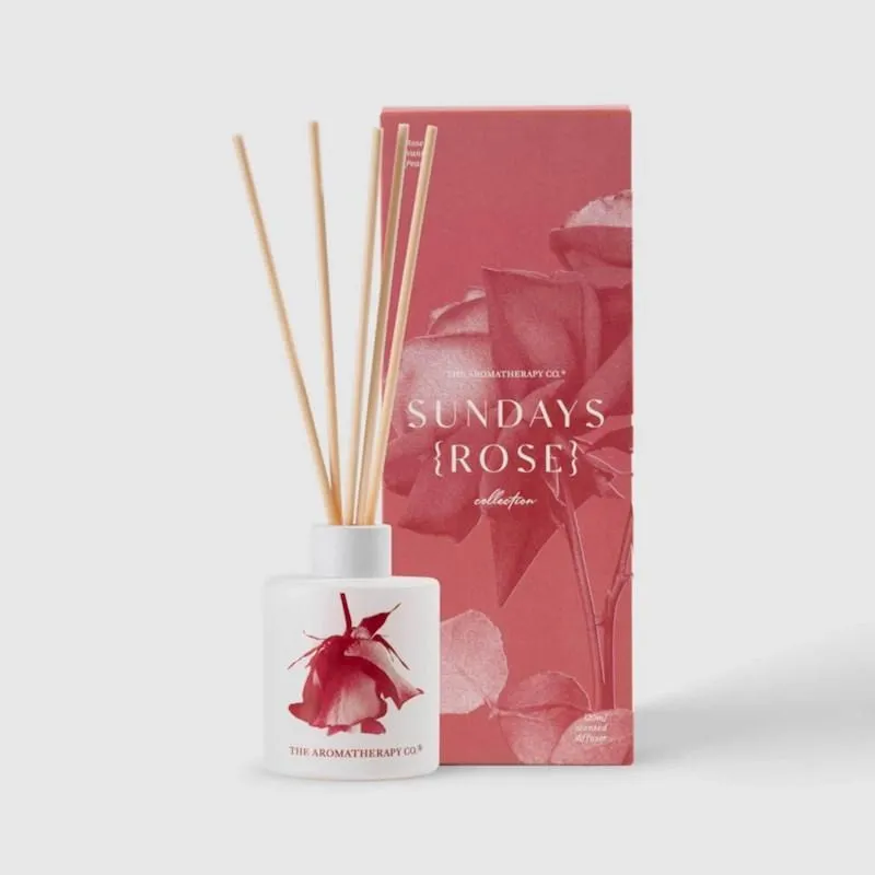 The Aromatherapy Co Sundays Diffuser Rose 120ml