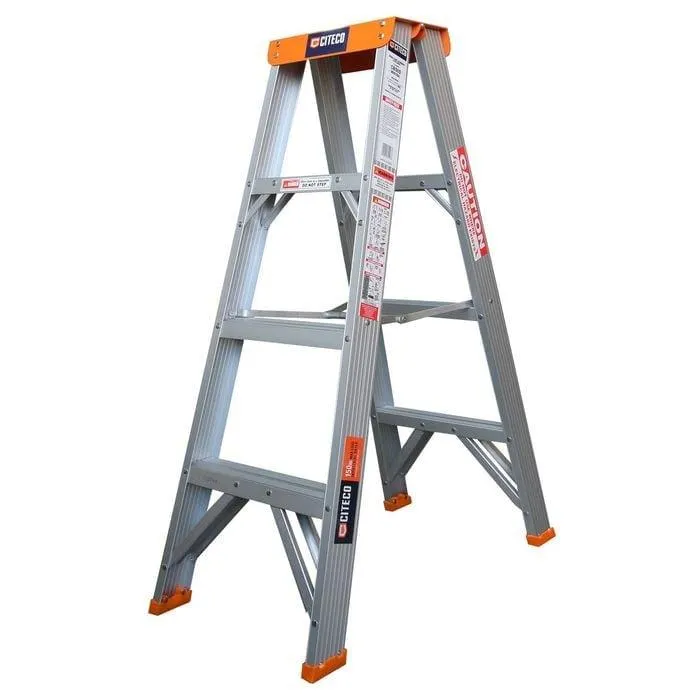 Citeco 1.2m 150kg Aluminum Double Side Step Ladder