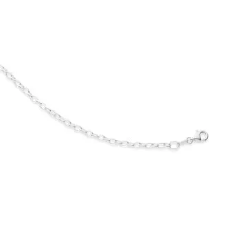 Sterling Silver 40cm Fine Oval Belcher Chain