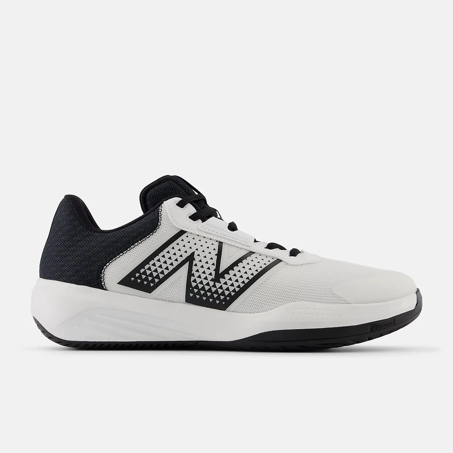 New Balance Mens 696 v6 (4E) Court Shoes White/Black