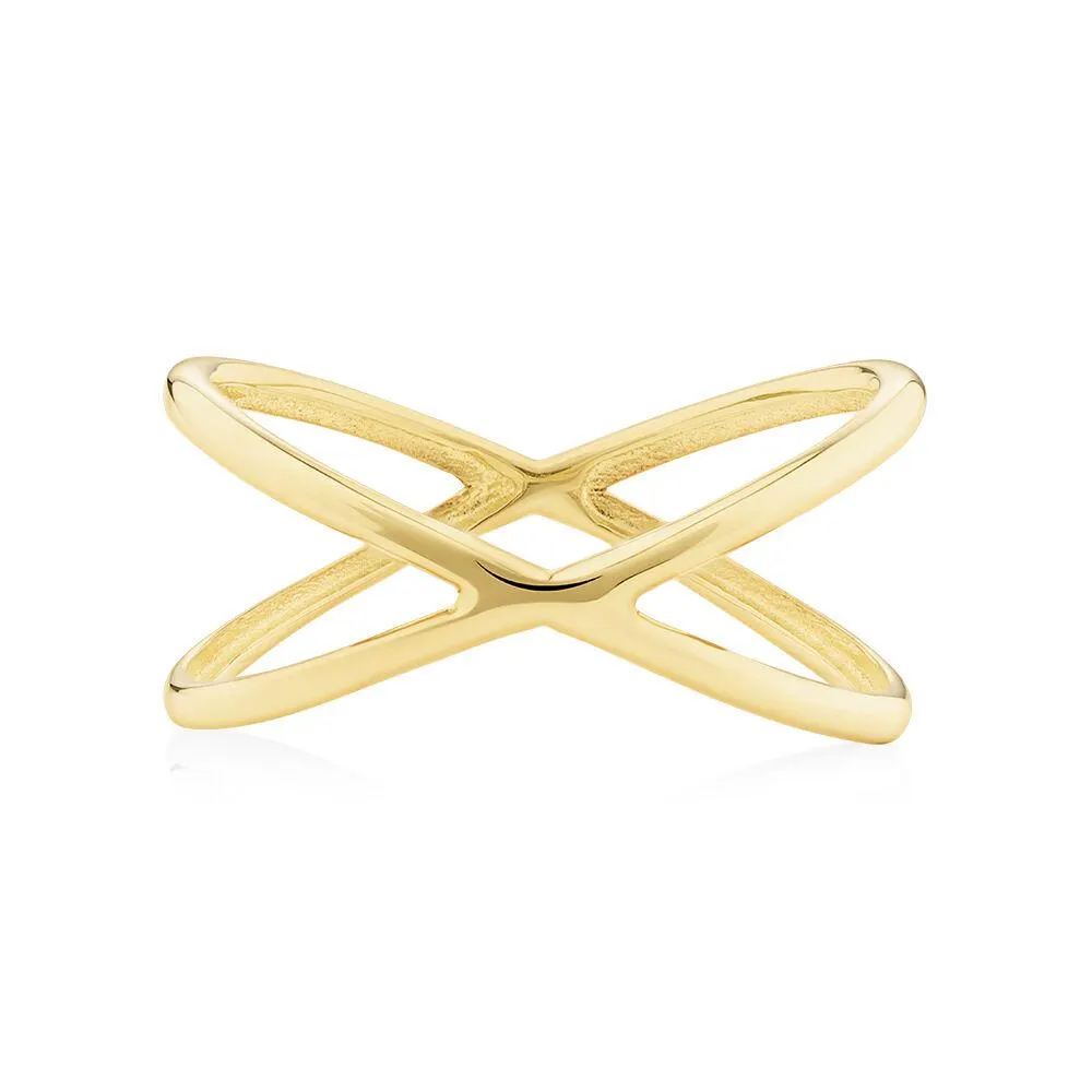 Geometric Ring in 10kt Yellow Gold
