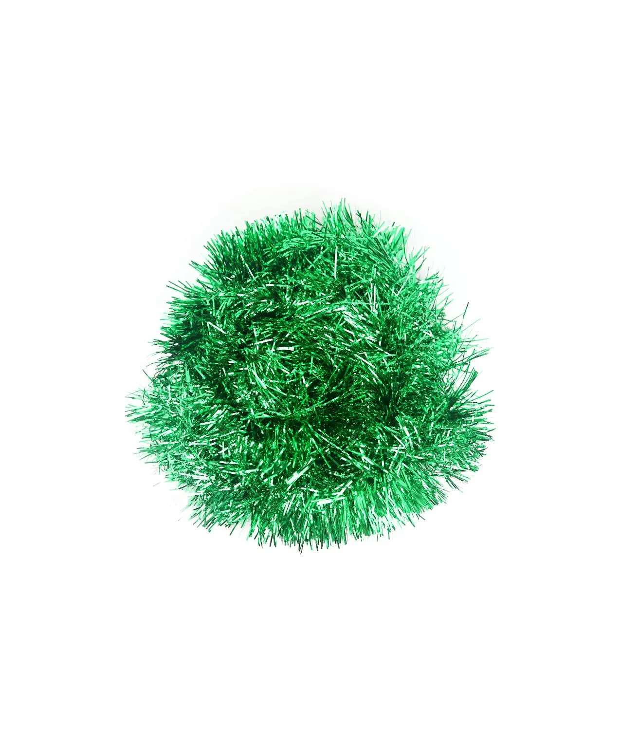 Green Christmas Tinsel 2m