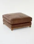 LUCA Furniture Venice Leather Ottoman