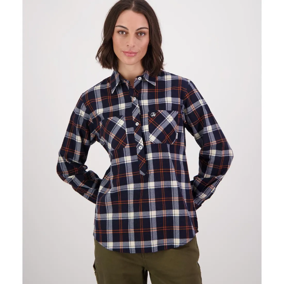 Egmont Shirt Pack Womens Navy Rust/Blush Size 10