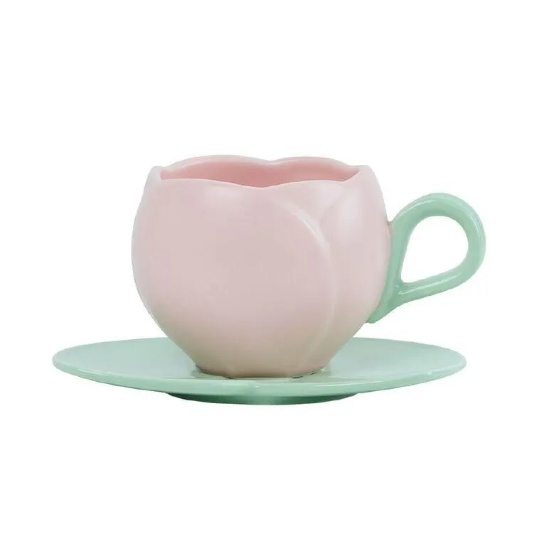 Living & Co Tulip Tea Set Pink